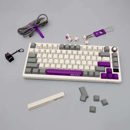 LORGAR KBP7075W, Wireless 75% Mechanical Gaming Keyboard Pro, Beige, EN layout - image 10