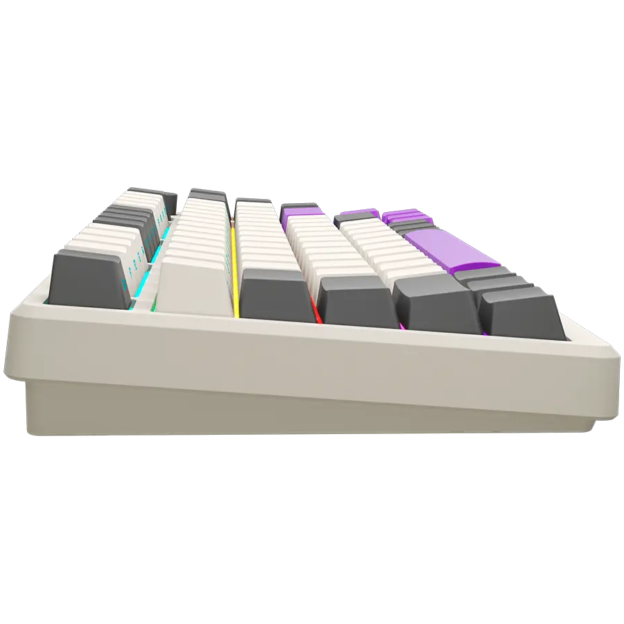 LORGAR KBP7075W, Wireless 75% Mechanical Gaming Keyboard Pro, Beige, EN layout - image 3