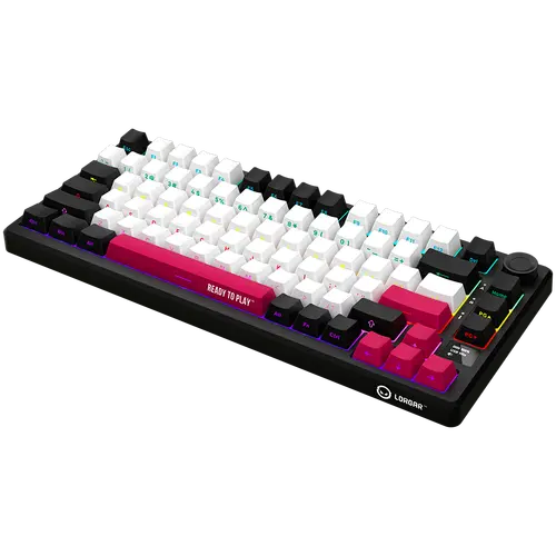 LORGAR Gaming Keyboard KBP7075W Pro Wireless 75% Black EN - 2