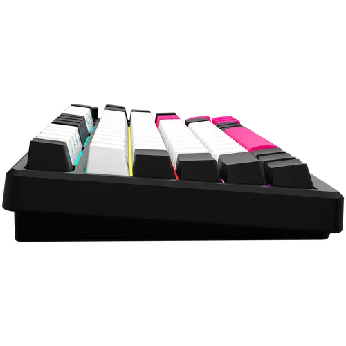 LORGAR KBP7075W, Tastatură mecanică gaming wireless 75% Pro, Negru/roșu, layout EN - 4