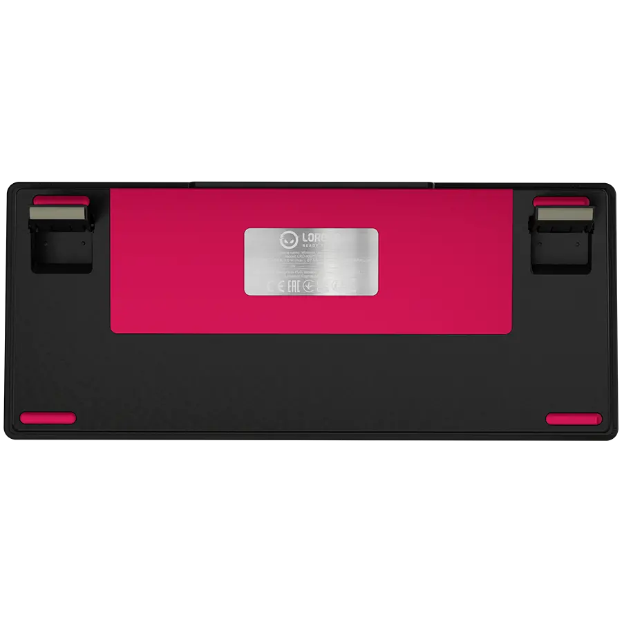 LORGAR KBP7075W, Wireless 75% Mechanical Gaming Keyboard Pro, Black/red, EN layout - image 7