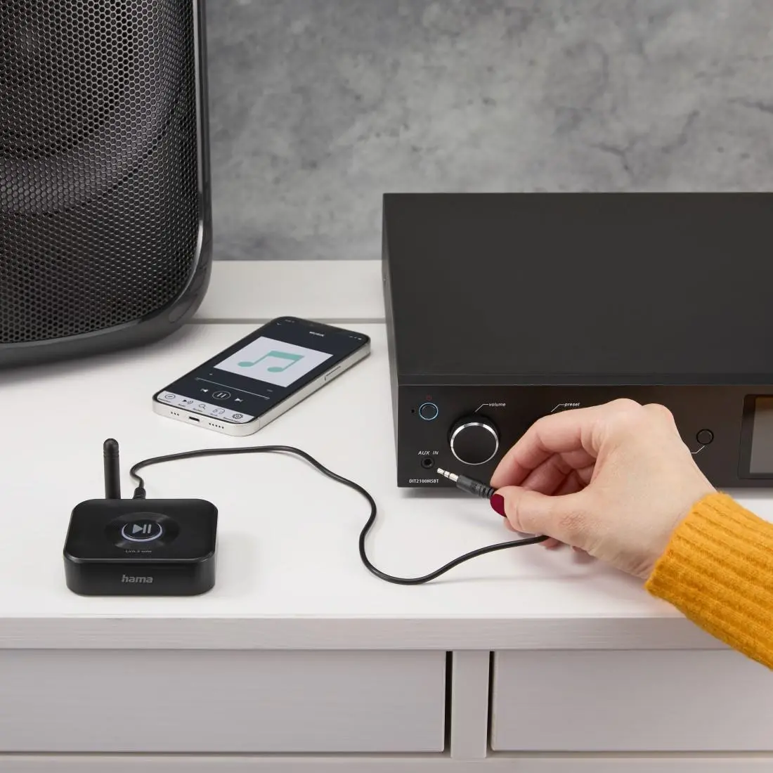 HAMA Adaptor Bluetooth "Link.it solo" Bluetooth, receptor, modernizare Bluetooth pentru HiFi - image 3