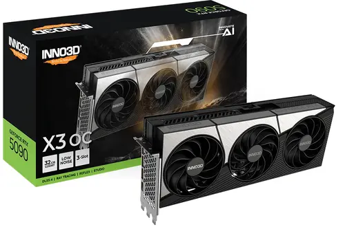 Видео карта, Inno3D GeForce RTX 5090 32GB GDDR7 X3 OC