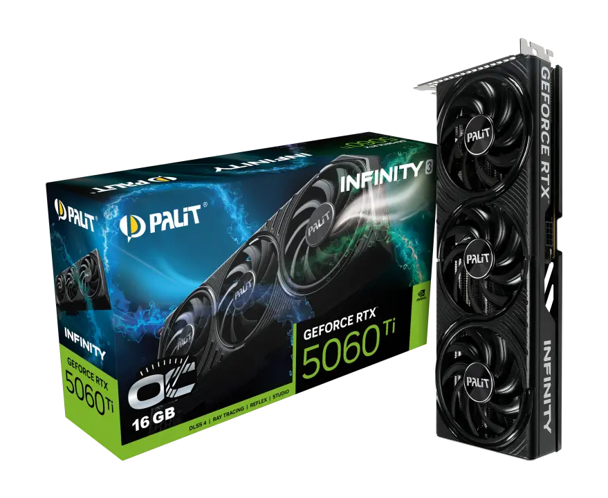 Видео карта, PALIT RTX5060TI INFINI 3 OC 16 - image 6