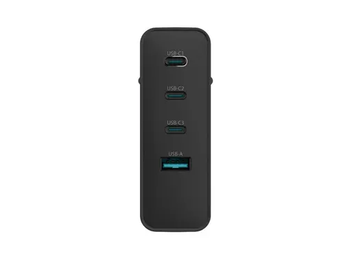 Адаптер, Natec USB Charger Ribera 3X USB-C + 1x USB-A 100W, Black - image 2