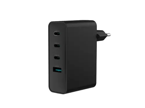 Адаптер, Natec USB Charger Ribera 3X USB-C + 1x USB-A 100W, Black - image 3
