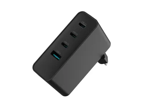 Адаптер, Natec USB Charger Ribera 3X USB-C + 1x USB-A 100W, Black - image 5