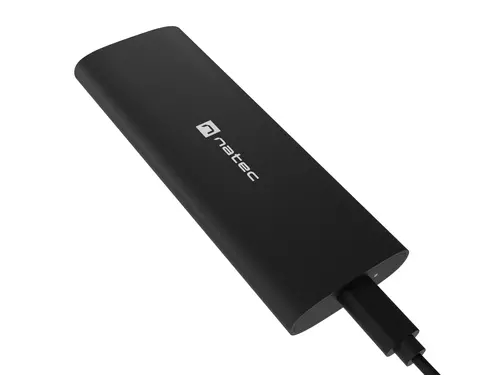 Carcasă pentru hard disk, Natec External SSD Enclosure Rhino M.2 NVME Lite USB-C 3.1 GEN 2 Aluminiu - 2