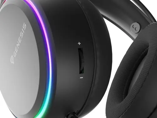 Слушалки, Genesis Headset Neon 613 G2 With Microphone RGB Illumination Black - image 2