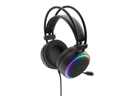 Ακουστικά, Genesis Headset Neon 613 G2 με μικρόφωνο, φωτισμός RGB, μαύρο - 5