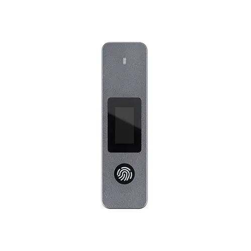 VCom външна кутия за диск Storage - Case - M.2 NVMe/SATA M/B key - USB-C/A Gen.2 10Gbps, Fingerprint Encryption - CU855SN-F