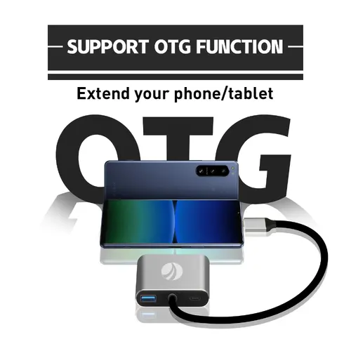 VCom докинг станция Docking Station USB-C 4-in-1 - CU450S - HDMI x 2, USB2.0, USB-C PD3.0 100W, MST - image 7