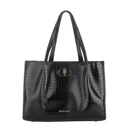Дамска черна чанта Pierre Cardin