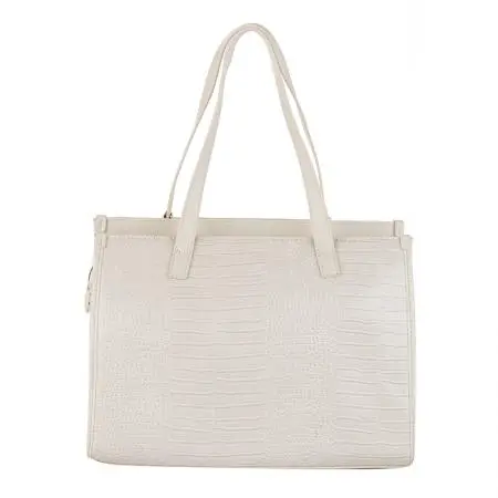 Дамска чанта цвят слонова кост Pierre Cardin - image 4