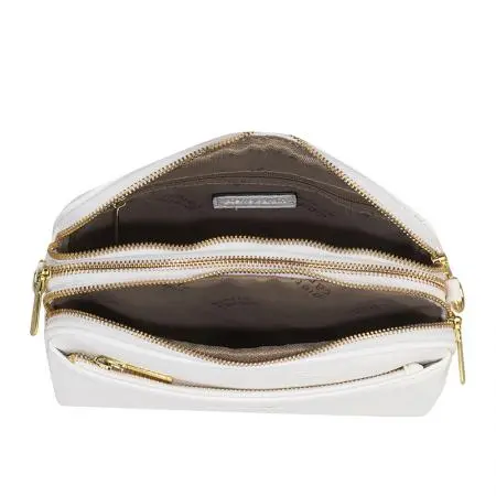Дамска чанта цвят слонова кост Pierre Cardin - image 2