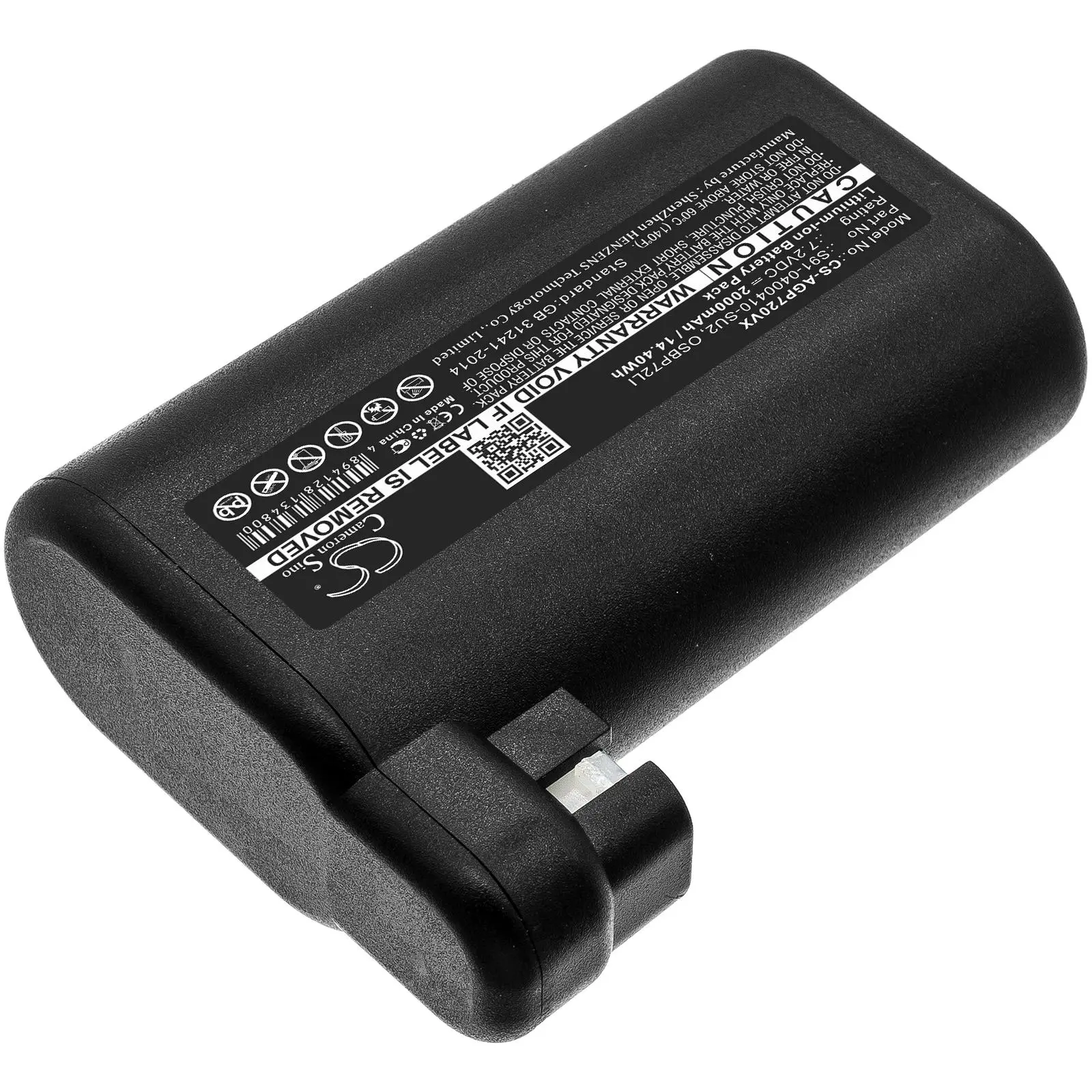 Батерия за прахосмукачка ELECTROLUX 900257877, Osiris, RX8, RX9; AEG 900258195  LiIon 7,2V 2000mAh CAMERON SINO - image 1