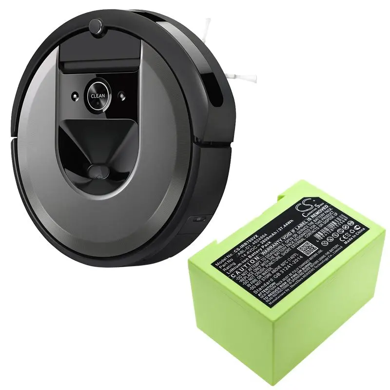 Батерия за прахосмукачка iRobot 5150, 7150, Roomba e5, Roomba i8 4624864 LiIon 14,4V 2600mAh CAMERON SINO
