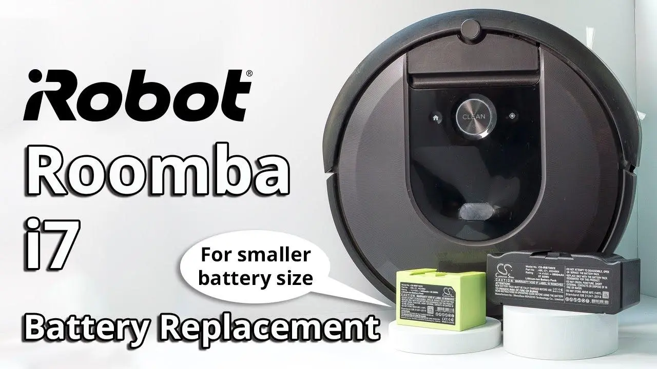 Батерия за прахосмукачка iRobot 5150, 7150, Roomba e5, Roomba i8 4624864 LiIon 14,4V 2600mAh CAMERON SINO - image 7
