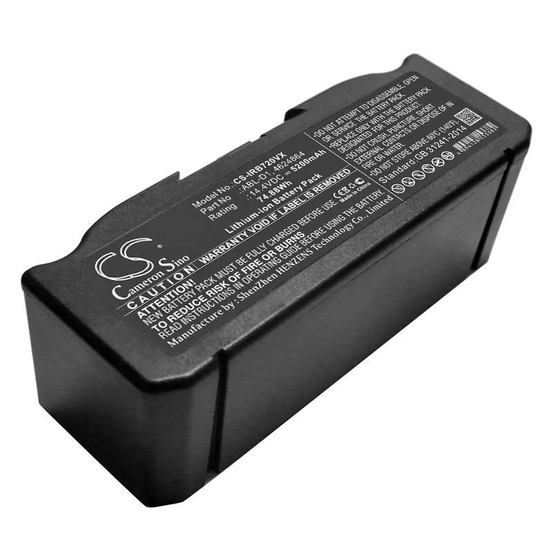 Батерия за прахосмукачка iRobot 5150, 7150, Roomba e5, Roomba i8 4624864 LiIon 14,4V 5200mAh CAMERON SINO - image 1