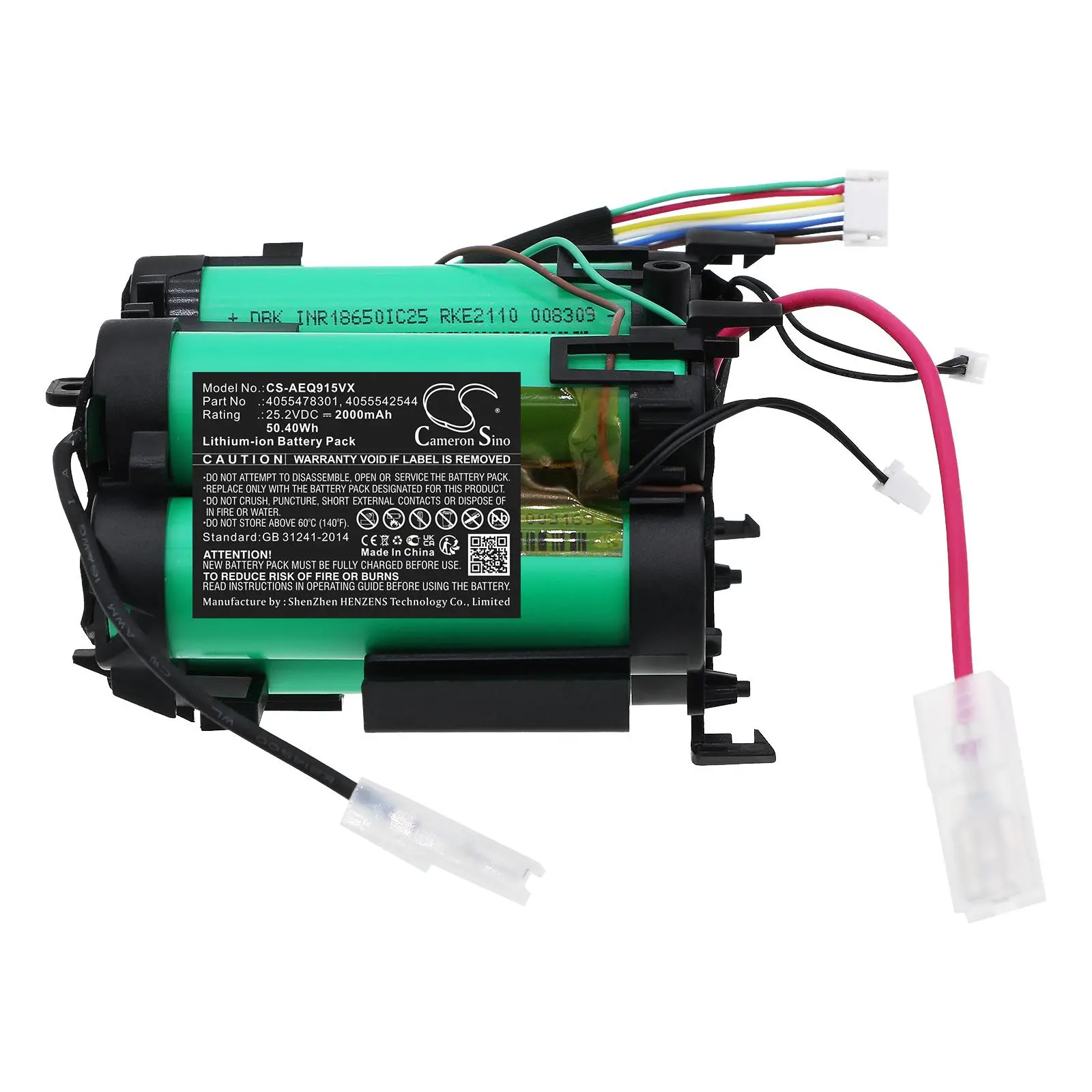 Батерия за прахосмукачка AEG QX 9 1 50 IB, PQ91-50MB LiIon 26,2V 2000mAh CAMERON SINO - image 2