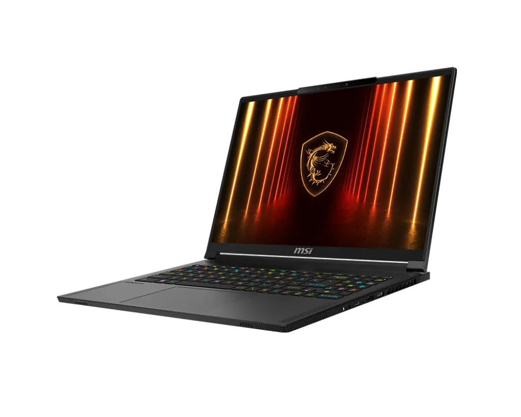 Лаптоп, MSI Stealth A16 AI+ A3XWHG, NVIDIA GeForce RTX 5070 Ti 12GB GDDR7 992 AI TOPS, AMD Ryzen AI 9 HX 370 (12C, 24T, Up to 5.1 GHz 24MB L3), 16" 16:10 QHD+(2560x1600) OLED, 240hz, 1ms, 32GB DDR5 LPDDR5x-7500, 2TB PCIe Gen4x4 SSD, Wi-Fi 7, Windows 11 Home - image 1