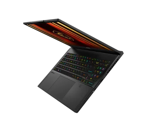 Лаптоп, MSI Stealth A16 AI+ A3XWHG, NVIDIA GeForce RTX 5070 Ti 12GB GDDR7 992 AI TOPS, AMD Ryzen AI 9 HX 370 (12C, 24T, Up to 5.1 GHz 24MB L3), 16" 16:10 QHD+(2560x1600) OLED, 240hz, 1ms, 32GB DDR5 LPDDR5x-7500, 2TB PCIe Gen4x4 SSD, Wi-Fi 7, Windows 11 Home - image 2