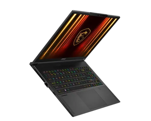 Laptop, MSI Stealth A16 AI+ A3XWHG, NVIDIA GeForce RTX 5070 Ti 12GB GDDR7 992 AI TOPS, AMD Ryzen AI 9 HX 370 (12C, 24T, până la 5.1 GHz 24MB L3), 16" - 4