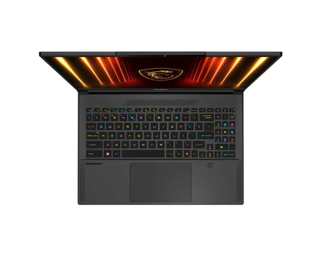 Лаптоп, MSI Stealth A16 AI+ A3XWHG, NVIDIA GeForce RTX 5070 Ti 12GB GDDR7 992 AI TOPS, AMD Ryzen AI 9 HX 370 (12C, 24T, Up to 5.1 GHz 24MB L3), 16" 16:10 QHD+(2560x1600) OLED, 240hz, 1ms, 32GB DDR5 LPDDR5x-7500, 2TB PCIe Gen4x4 SSD, Wi-Fi 7, Windows 11 Home - image 4
