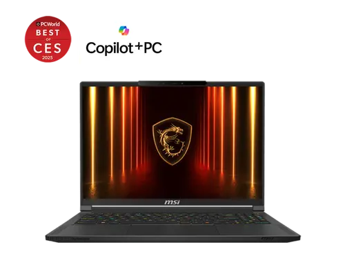 Φορητός υπολογιστής, MSI Stealth A16 AI+ A3XWHG, NVIDIA GeForce RTX 5070 Ti 12GB GDDR7 992 AI TOPS, AMD Ryzen AI 9 HX 370 (12C, 24T, έως 5.1 GHz 24MB - 1