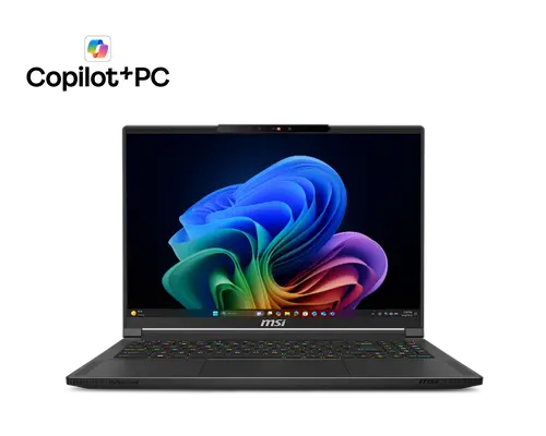 Φορητός υπολογιστής, MSI Stealth A16 AI+ A3XVFG, AMD Ryzen AI 9 HX 370 (12C, 24T, έως 5.1 GHz 24 MB L3) RTX 4060 8GB GDDR6 233 AI TOPS, 16" 16:10 QHD+ - 1