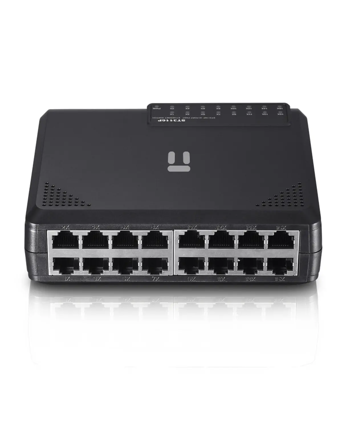 Комутатор Stonet ST3116P, 16x 10/100М, неуправяем, настолен - image 2