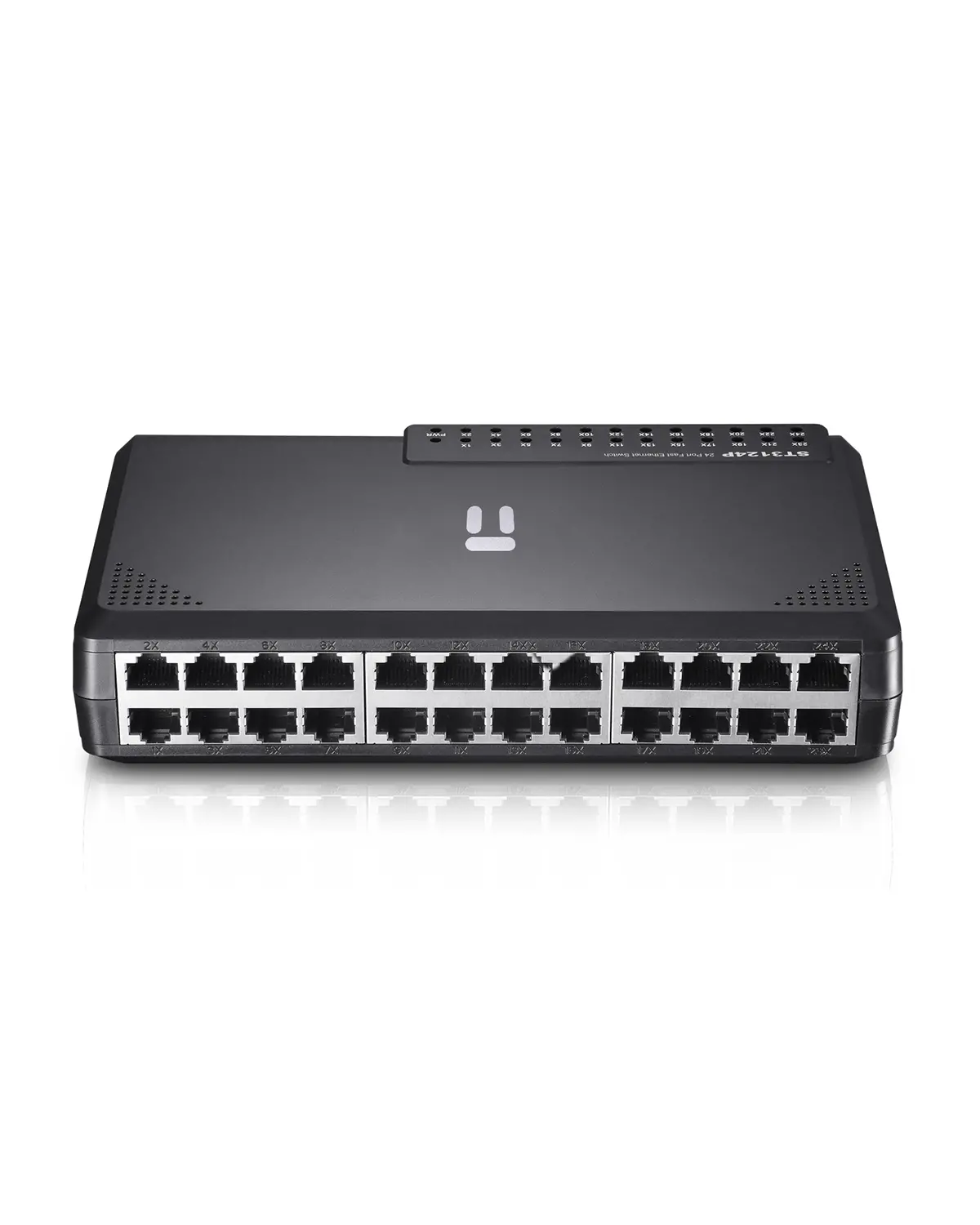 Комутатор Stonet ST3124P, 24x10/100M, неуправляем, настолен