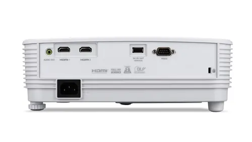 Мултимедиен проектор, Acer Projector H6542, DLP, FHD (1920x1080), 4000 ANSI Lumens, 13 000:1, 1.1x, 3D ready, 24/7 operation, HDMI 2x1.4, DC Out (5V/1.5A, USB Type A), USB (Type A), RS-232, PC Audio out, Bluelight Shield, Speaker 3W, Bag, 2.4 Kg, 2?, White - 7