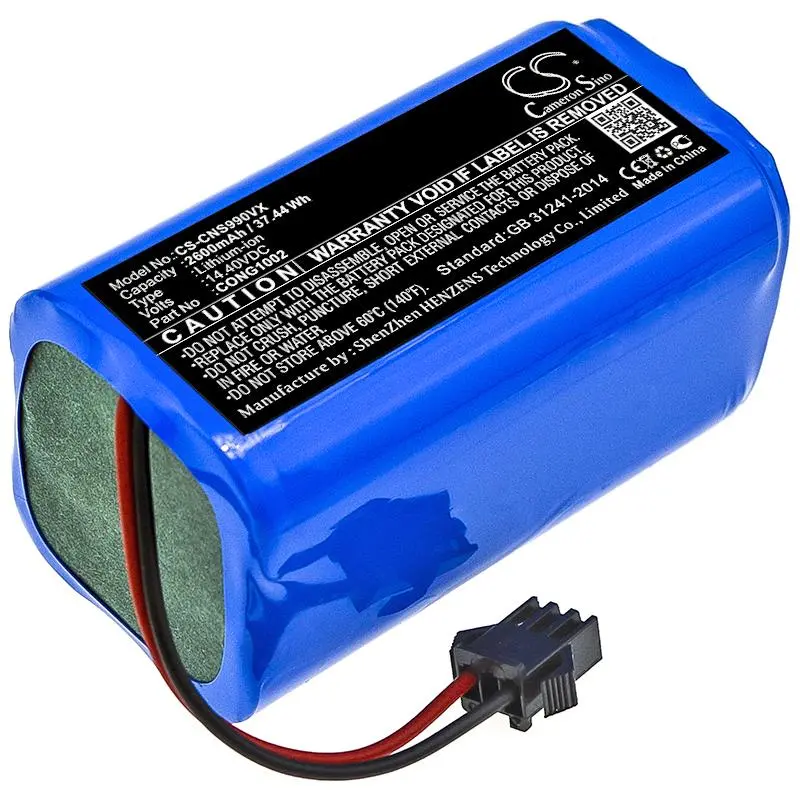 Μπαταρία για ηλεκτρική σκούπα CECOTEC CONGA 1090, CONGA 950 LiIon 14,4V 2600mAh CAMERON SINO