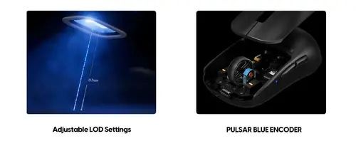 Pulsar професионална геймърска мишка Wireless Gaming Mouse X2 v3 Size2 Black - 1K (8K compatible) - image 8