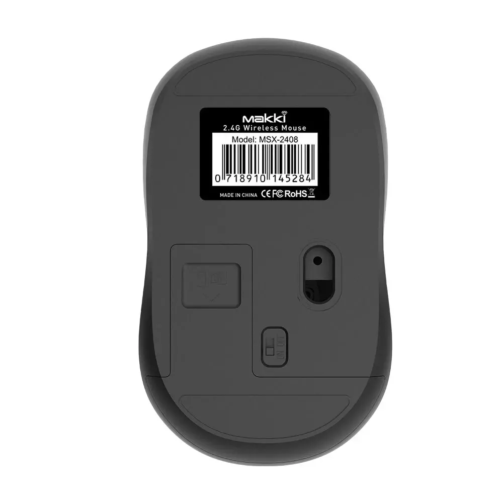 Makki ασύρματο ποντίκι MAKKI-MSX-2408 - Αθόρυβο, 1600dpi, 2.4G - image 2