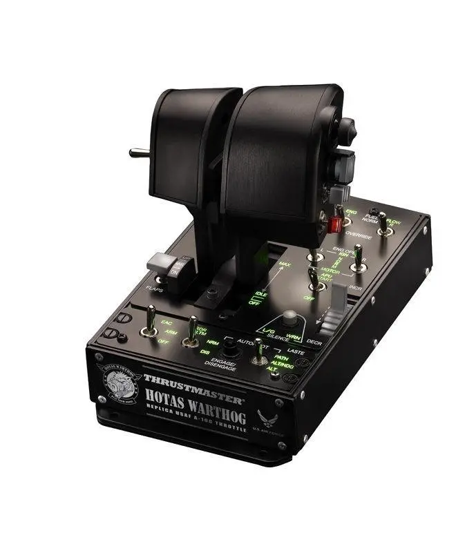 Жичен джойстик, авиосимулатор Thrustmaster HOTAS Warthog Dual Throttles за PC, Черен - image 2
