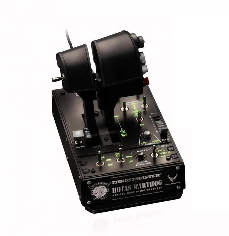 Жичен джойстик, авиосимулатор Thrustmaster HOTAS Warthog Dual Throttles за PC, Черен - image 3