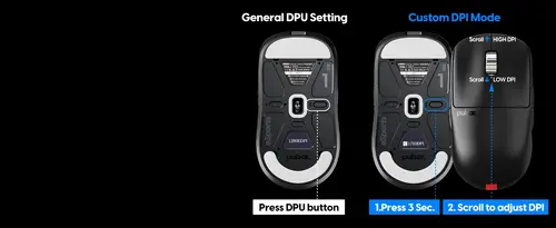 Pulsar професионална геймърска мишка Wireless Gaming Mouse X2A v3 eS Size1 Black 8K, OLED Display, Tournament Edition - image 9