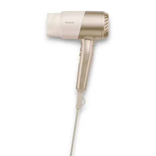 Πιστολάκι μαλλιών, Beurer HC 40 Travel, 2000 W, ακροφύσιο στενό, λειτουργία ιονισμού, 3 ρυθμίσεις θερμοκρασίας και ταχύτητας αέρα, κρύος αέρας - 1