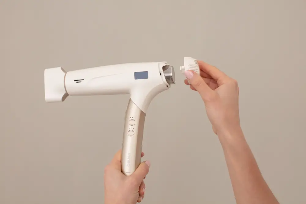 Uscător de păr, Beurer HC 150 FusionDry Pro - Puternic, motor brushless, mâner pliabil ergonomic, funcție de ionizare, 3 setări de căldură și - image 10