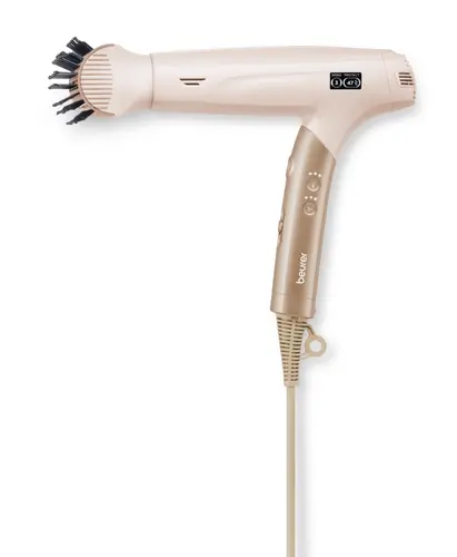 Сешоар, Beurer HC 150 FusionDry Pro Hair dryer - Powerful, brushless motor, Ergonomic folding handle, Ion function, 3 heat & blower settings, cold air, Extra quiet, EasyClick - Magnetic attachments, LCD display, Bag - image 2