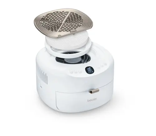 Комплект за маникюр/педикюр, Beurer MP 200 Manicure/pedicure station - 3 functions in one device: Nail cutter, UV/LED lamp and nail dust extractor; up to 26,000 rpm; 9 high-quality attachments; For artificial nail modelling - image 1