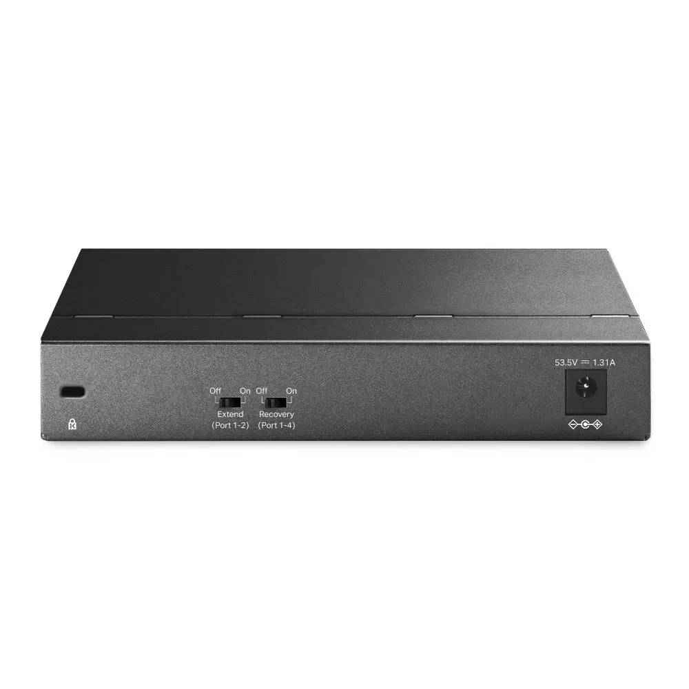 Комутатор TP-LINK TL-SG1006PP, 6-порта Gigabit , 3 x PoE+ и 1 x PoE++, метален - image 2