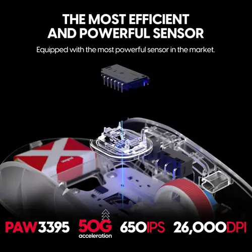 Pulsar професионална геймърска мишка Wireless Gaming Mouse X2H Mini Superclear [LTD 3000] - 1K - image 16