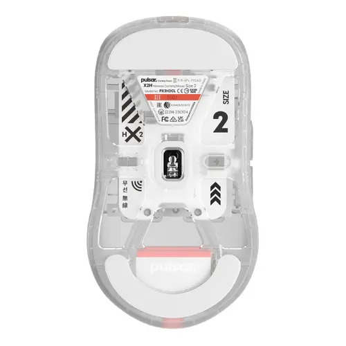 Pulsar професионална геймърска мишка Wireless Gaming Mouse X2H Mini Superclear [LTD 3000] - 1K - image 3