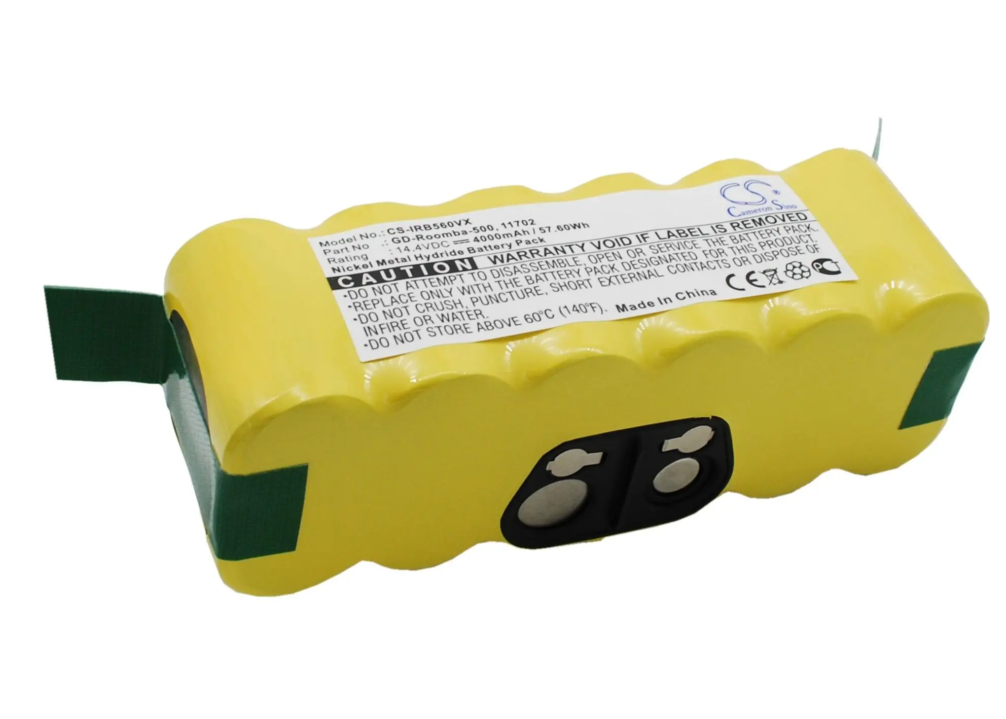 Батерия за прахосмукачка iRobot APS 500 Roomba 500 , 530 NIMH 14,4V 4000mAh CAMERON SINO - image 2