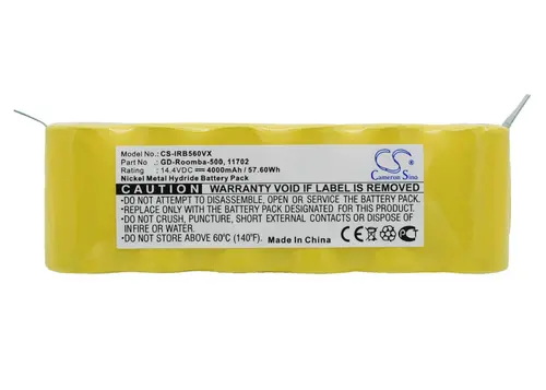 Μπαταρία για σκούπα iRobot APS 500 Roomba 500 , 530 NIMH 14,4V 4000mAh CAMERON SINO - 1