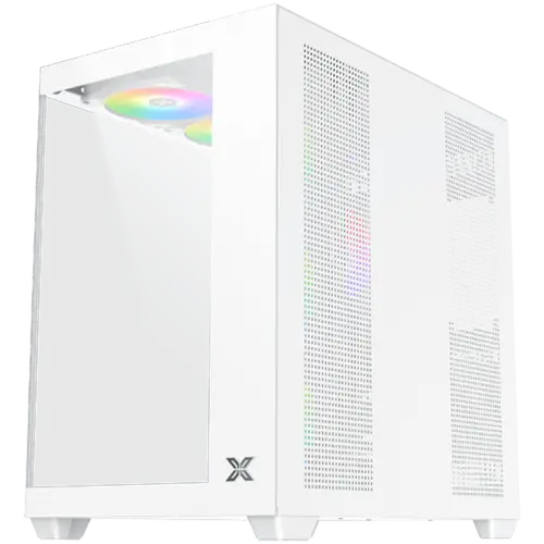 Aqua V Air Arctic (White, ATX, U3x2+Type C, 2PCS TG, 6PCS Z22A Arctic Reverse & 1PC Z22A Arctic & ARGB Remote Control Kit)