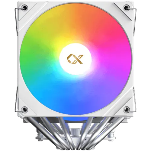 AK6 Dual Digital Arctic (WH, ARGB & Digital LED Panel Top Cover, 2PCS ARGB PWM Fan, Intel Backplate, Mini ARGB LED Controller) - image 1